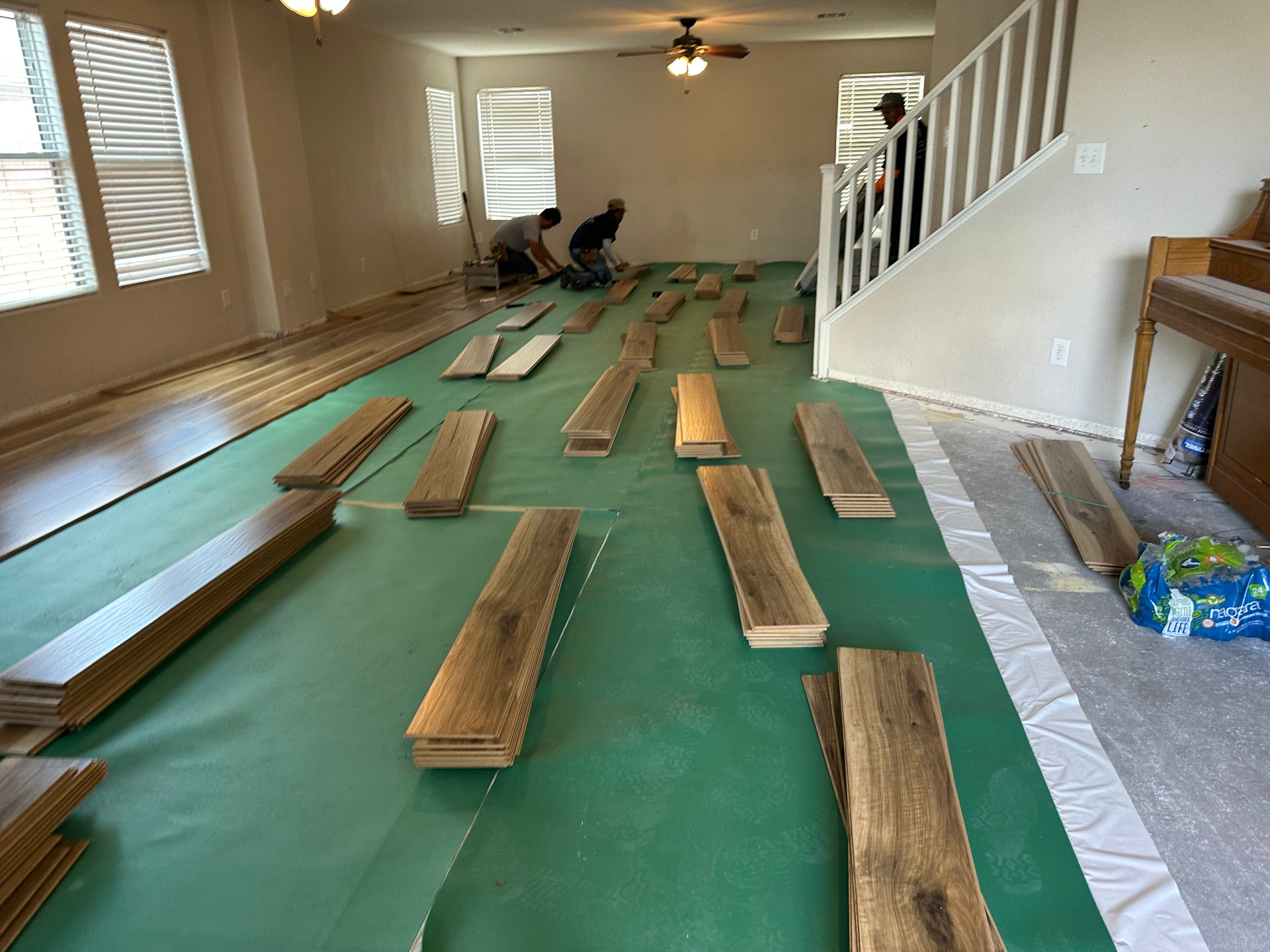 LVT Layout & Underlayment Prep