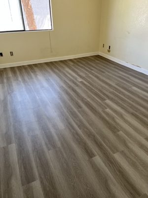 Bedroom LVT with New Base